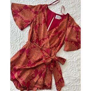 Hello Molly wrap front romper